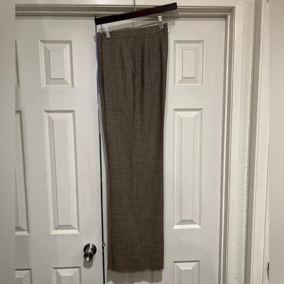 MAXMARA LIKE NEW DELAINE VIRGIN WOOL BROWN LIGHTWEIGHT TROUSER SIZE 8 - Picture 2 of 14